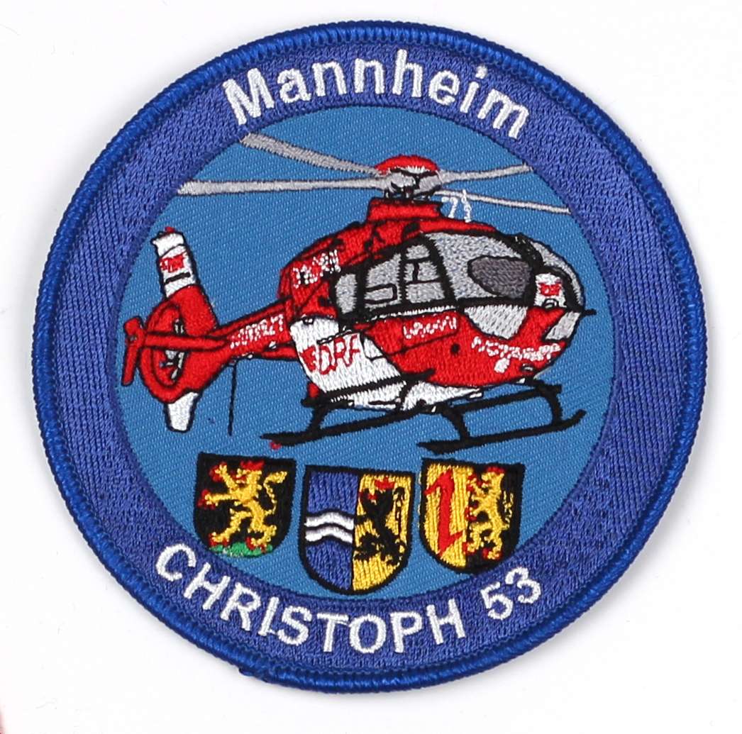 Patch/Aufnäher Christoph 53 - Mannheim